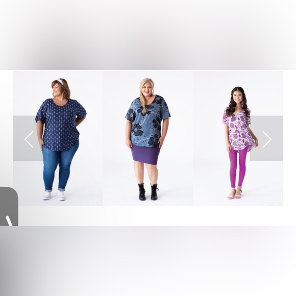 NWT Lularoe Iris Tunic Top Size M Mint/Black/White V-Neck, Leaves Pattern - Picture 6 of 6